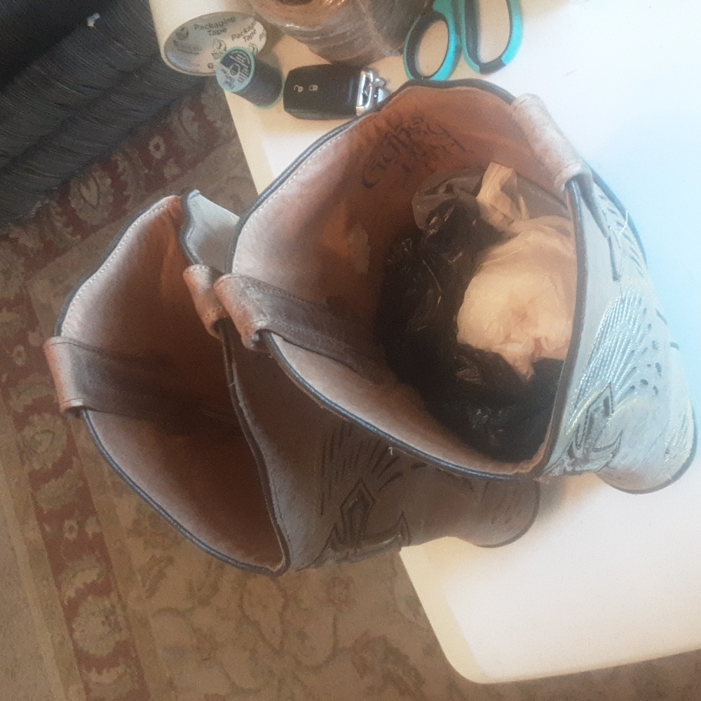 Gypsy Girl By Conkus Ornate Christian Winged Cross Western Boots Sz 7 - Picture 6 of 14